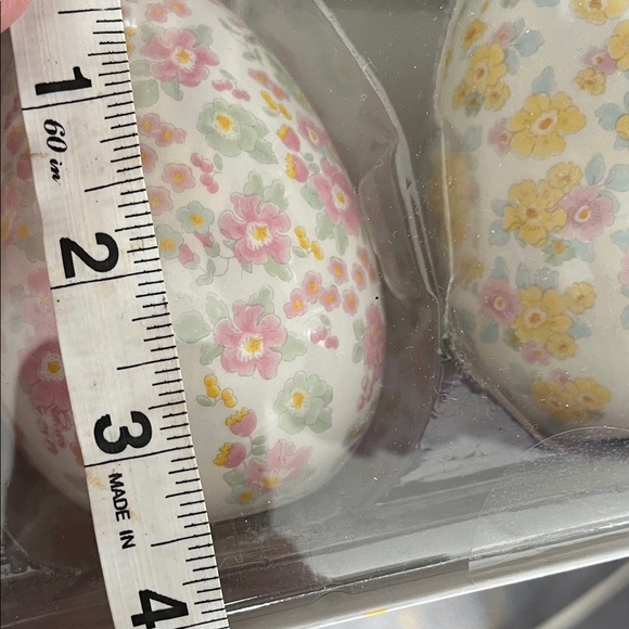 White Bunny Figurine with Floral Accent - Picture 14 of 14